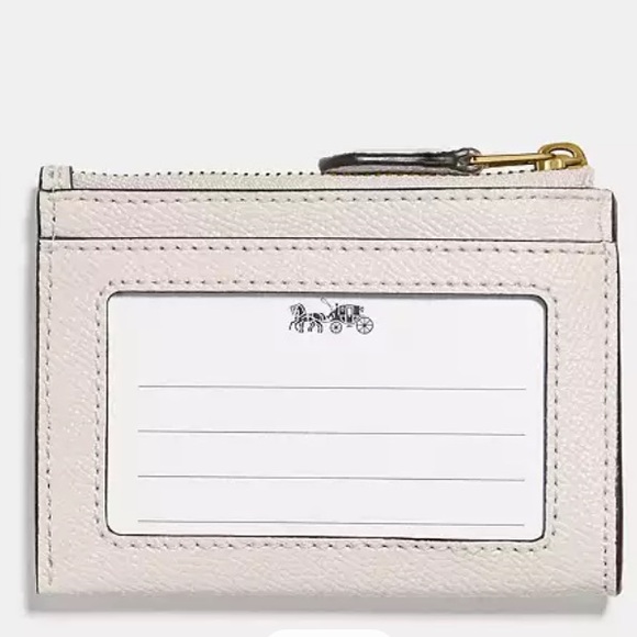 NWT! Coach Skinny ID leather case wallet with keychain + Gift wrap! - Picture 2 of 14